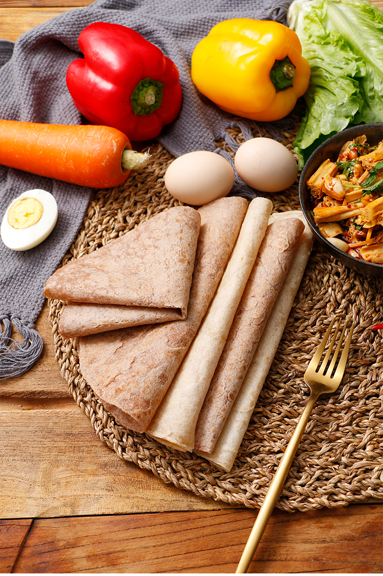 黑全麦饼皮单卷饼健身粗粮主食手抓饼薄饼皮即食早餐 【低脂低卡】黑