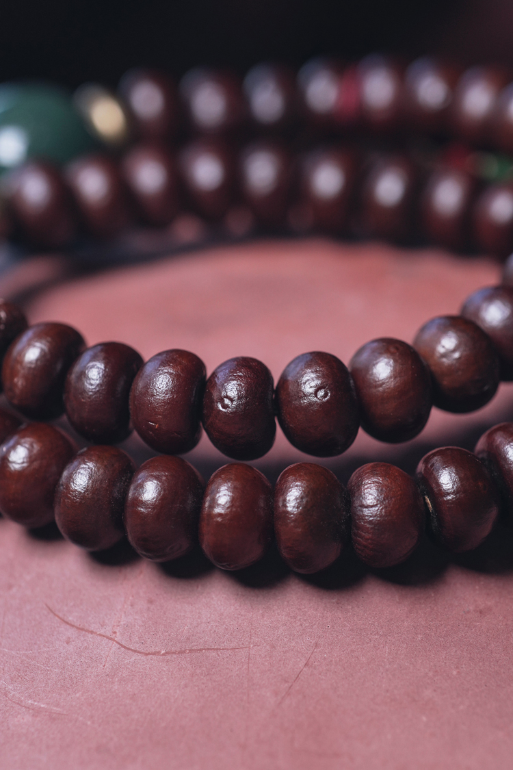 紫金钵孟菩提手串女复古文玩佛珠手链男士手饰生日礼物女生15码