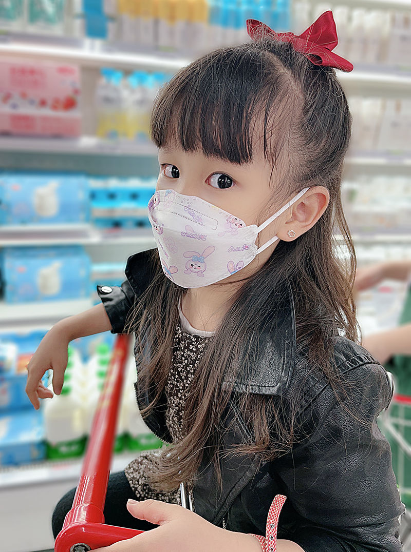 冬季3d立体儿童口罩kf94印花可爱卡通星黛露男女孩子学生幼儿园kf94小