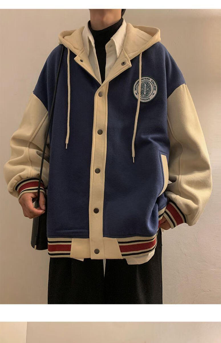 霏楚新品广州棒球服广州棒球服美式高街男春秋季潮牌欧美高街外套褂子
