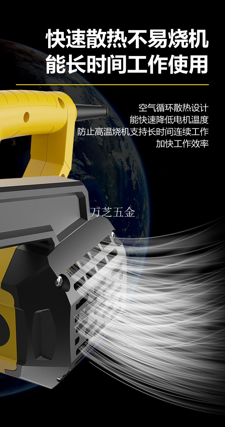 德国电锯家用电链锯大功率伐木锯木工电锯切割机电动工具木田款带两根