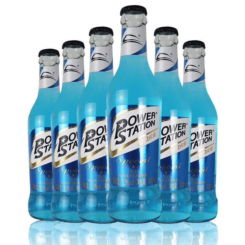 5折 动力火车啤酒 鸡尾酒预调酒基酒套装洋酒诱惑300ml*24瓶整箱苏打