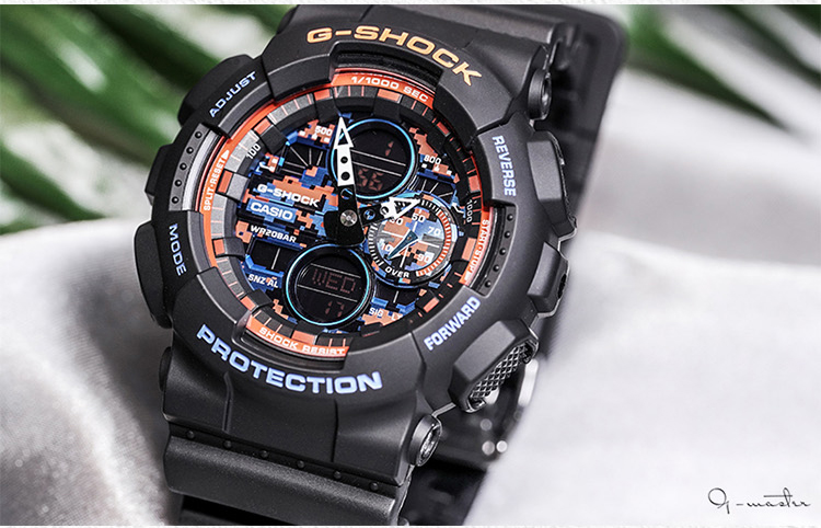 卡西欧不屈之光g-shock复古潮流户外运动手表男女ga-140-6a 140gm-1a1