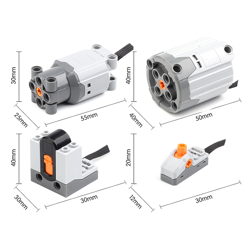 乐·高(le·go)科技ev3改装怪兽m马达wedo2.