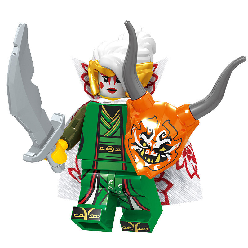 幻影忍者鬼怪反派人仔绝版稀有加满都魔王鬼面蛇怪小人物模 s01纳达