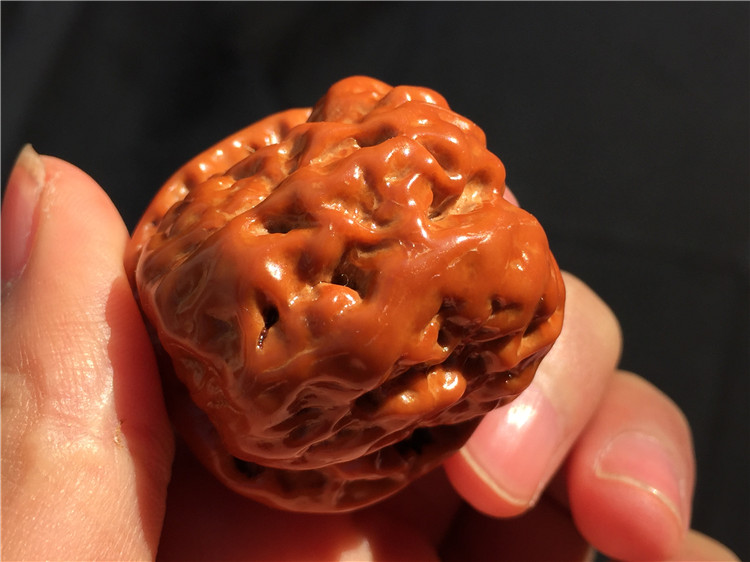 牧思机刷包浆延庆野生金蟾蛤蟆头狮子头文玩核桃异形特大收藏级40原色