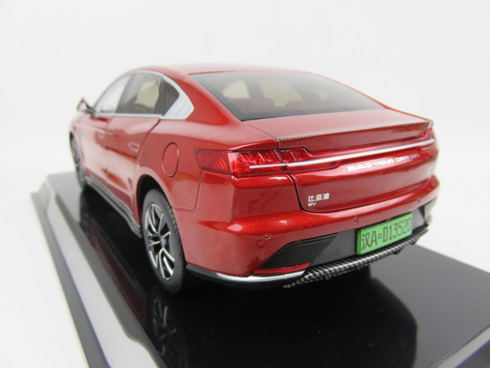 比亚迪汉车模型1:18汉ev 唐 byd 精品礼盒装合金全开汽车模型礼物摆件