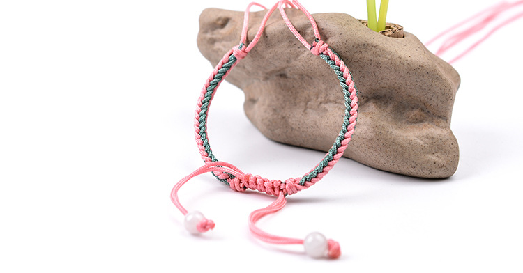 xingyan新品八方结半成品编织手链可调节大小金店简单穿珠手绳 【大