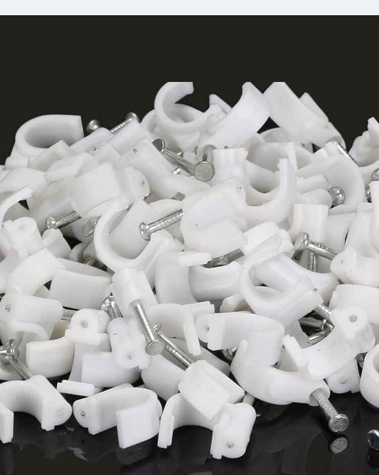 网线走线塑料卡扣墙上夹子电线钉卡子固定器线路线夹墙面理线家用 线