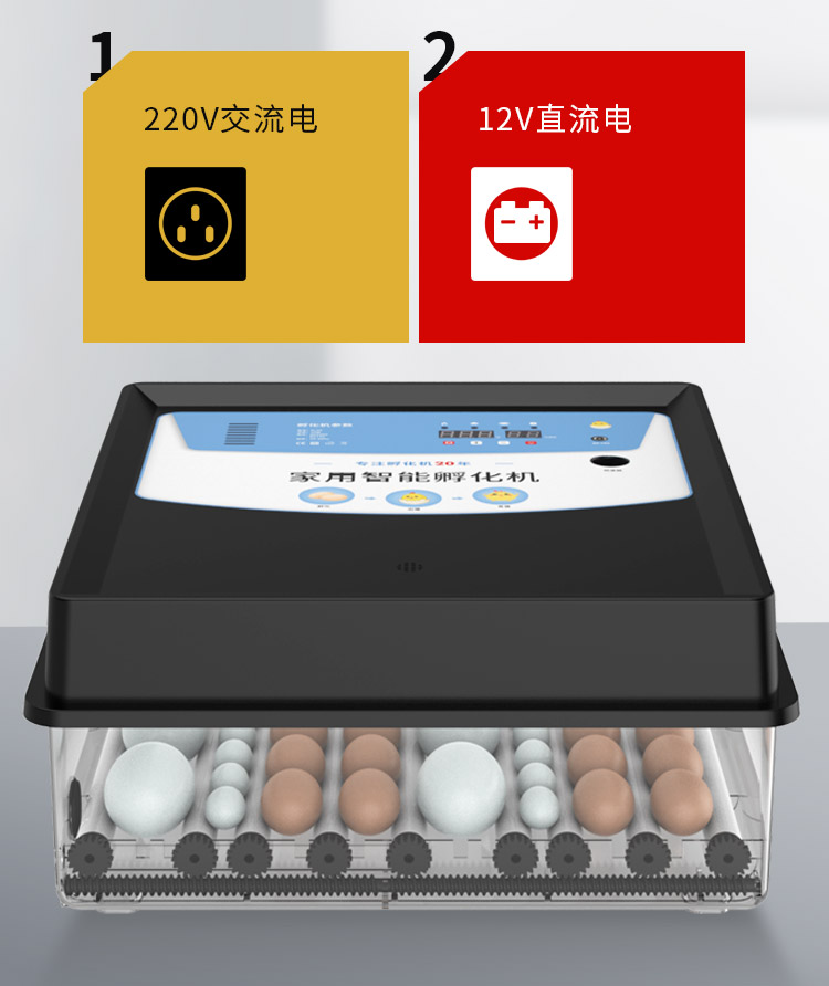 孵化機小型家用瑞寶孵化器自動孵蛋器智能型孵化箱孵小雞的機器