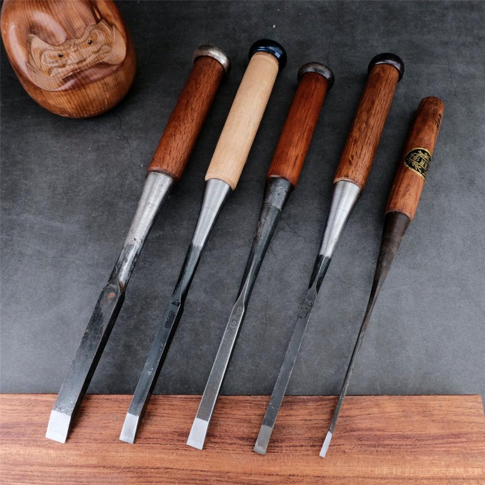 吉禹定制重凿叩凿半叩全叩阔凿榫卯凿孤品老库存手打木工凿子精作948