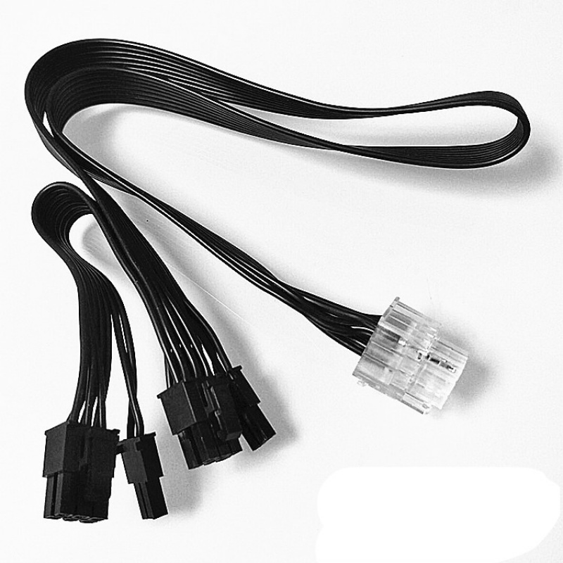 振华电源cpu模组线 9宫格cpu线 9p转8p转(4 4)模组线 9针8p供电线