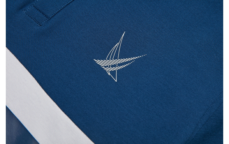 【商场同款】nautica诺帝卡男装夏季新款印logo条纹短袖翻领男 kc0241