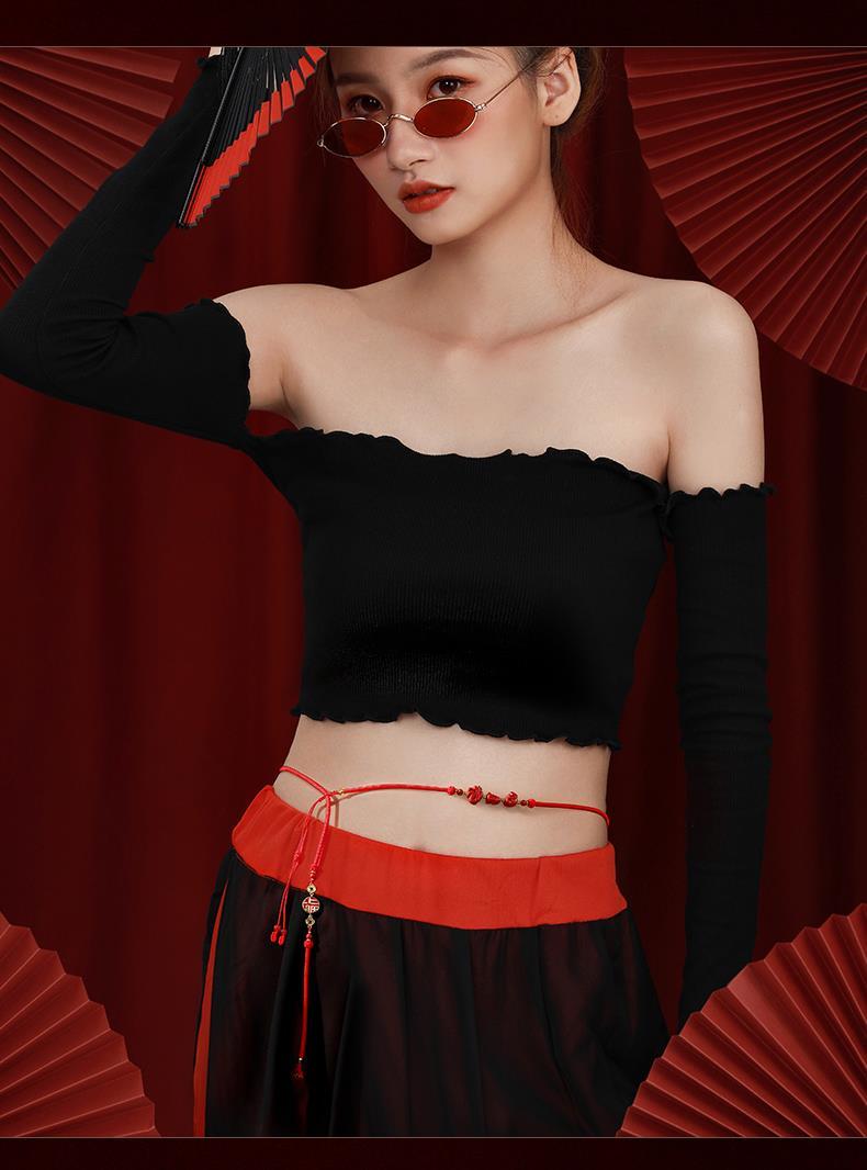 2022虎年本命年腰链红绳红腰带腰绳细款男女虎马狗小号