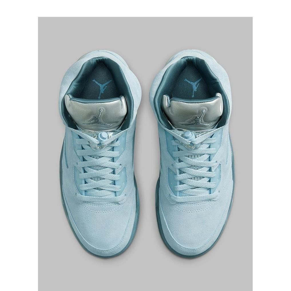 2021冬季 aj5冰蓝 蓝鸟 湖水浅蓝 男子高帮篮球鞋dd9336-400 冰蓝 40