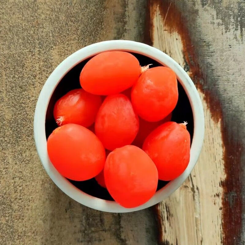 绿梅红梅黄梅彩色自制串糖葫芦梅子原料果盘材料散装零食樱桃梅 绿色