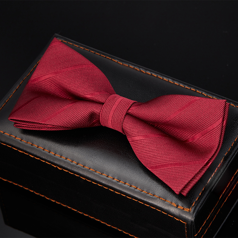 红色酒红新郎伴郎领结男正装结婚时尚结婚婚礼韩式西装蝴蝶结女潮