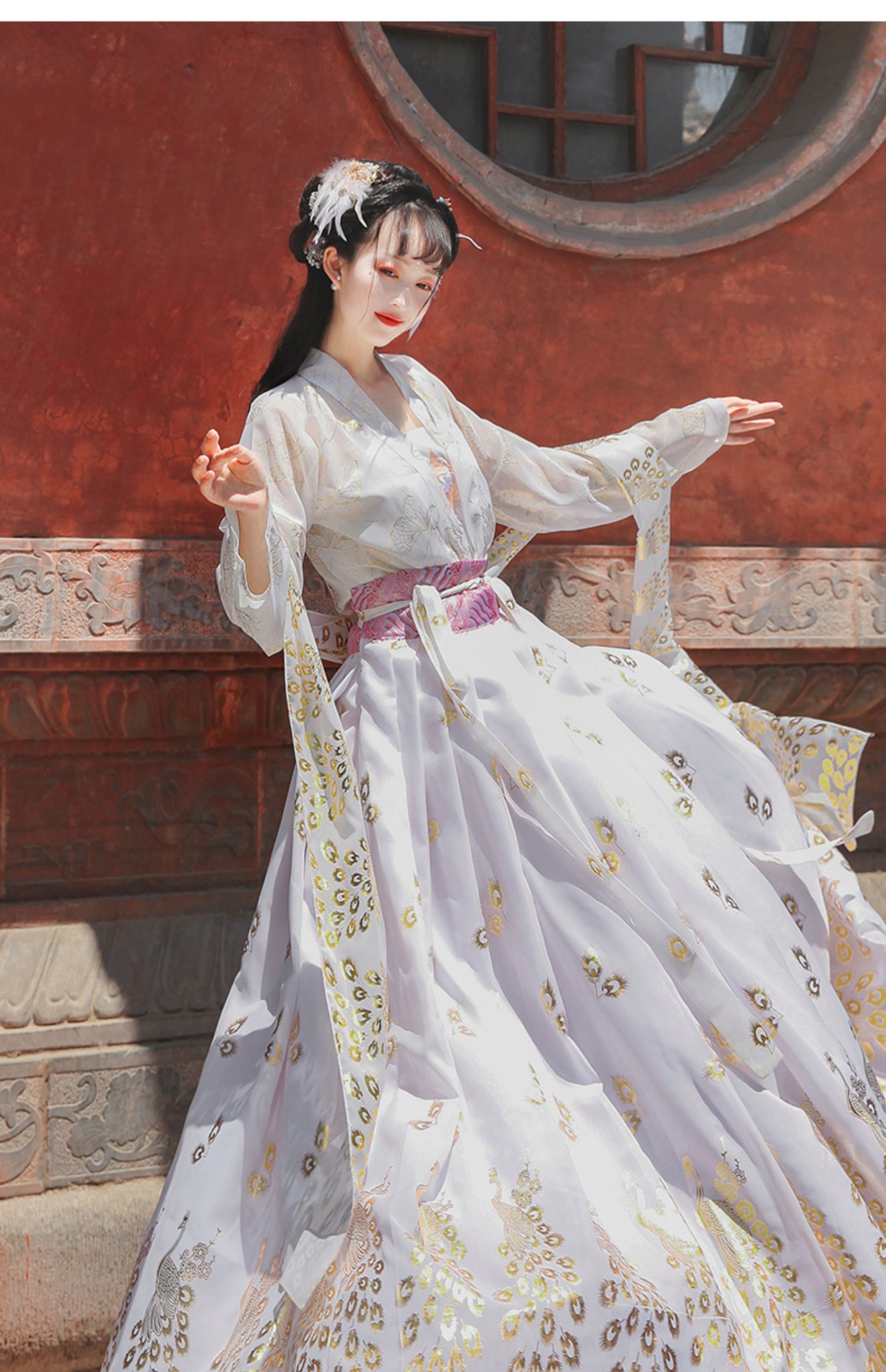 齐腰汉服女原创文艺齐胸襦裙夏季仙气白菜正版全套超仙古装 含娇蓝色