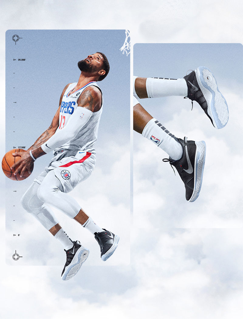 保罗乔治4代篮球鞋pg4黑白绿橙黄美国队泡椒实战靴耐磨气垫运动鞋黄红