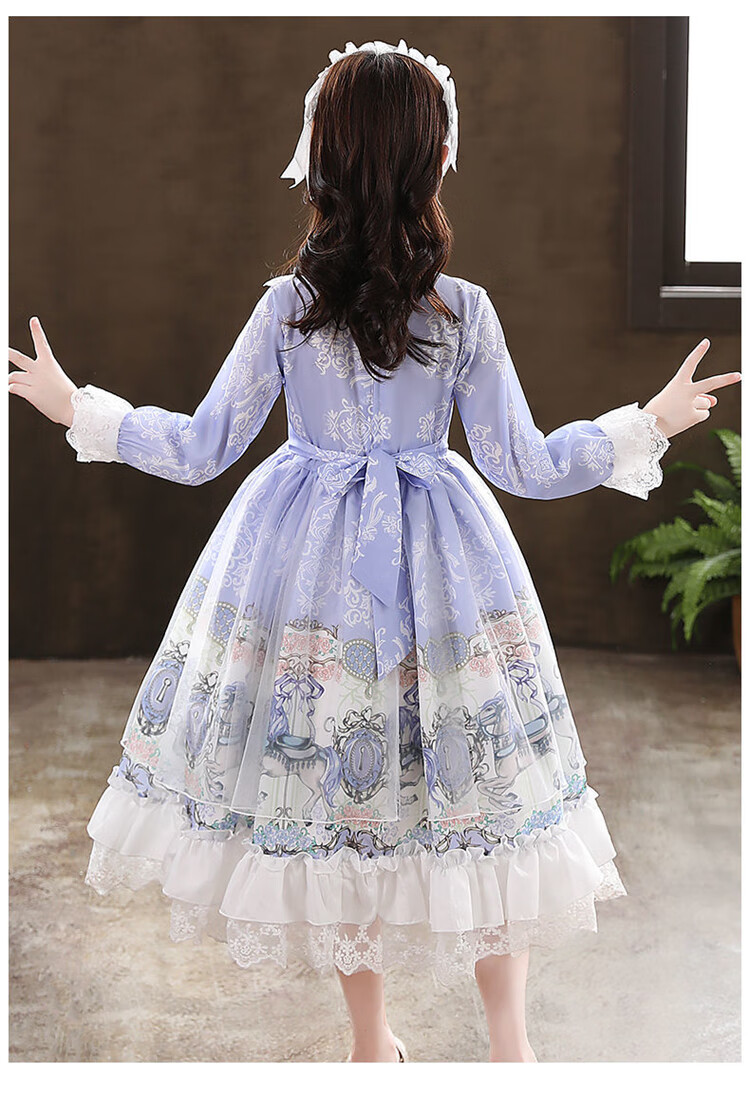 洛丽塔日常装lolita洋装原创jk制服连衣裙秋季新款女孩秋装中大童全套