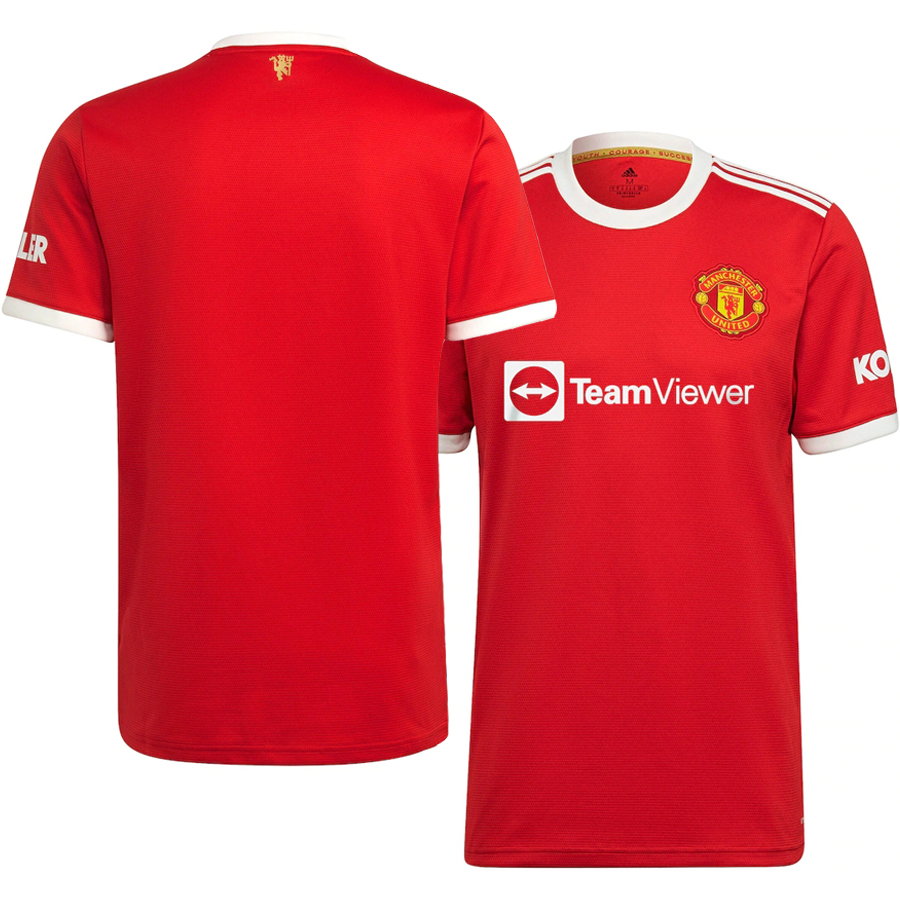 专营曼联球衣21-22赛季新款主客场欧冠球员版长袖足球服7号c罗25桑乔