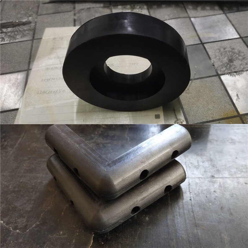 高弹性橡胶垫圈减震橡胶垫片风机空调防震胶垫螺丝缓冲圆形胶垫块1个