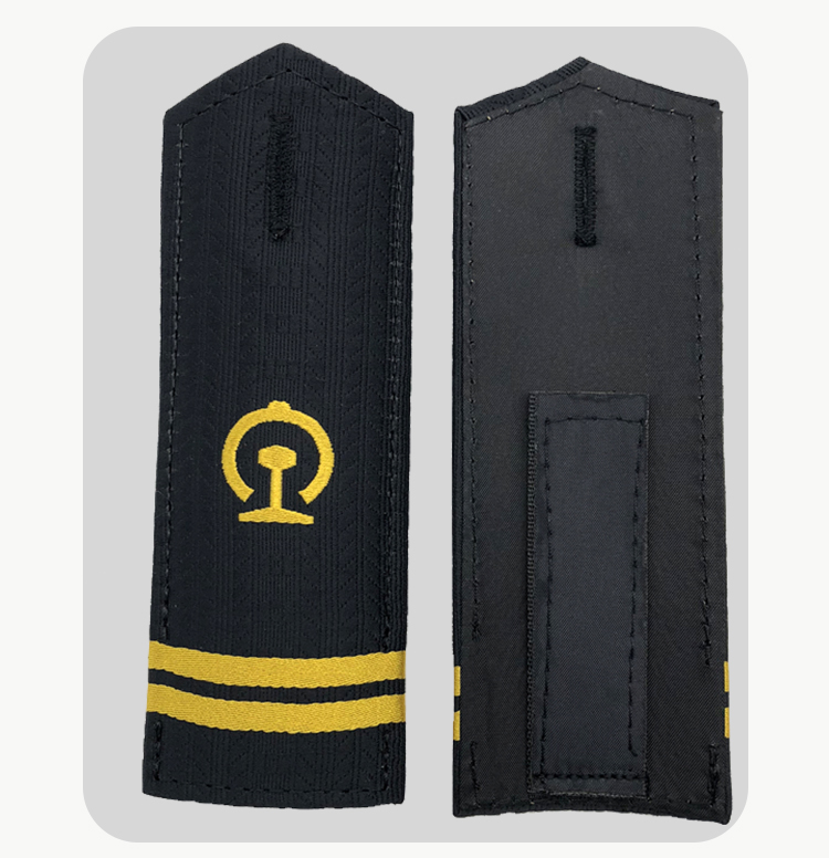 铭桥铁路肩章夏季衬衫制服肩牌中铁列车员列车长学校高铁动车无杠