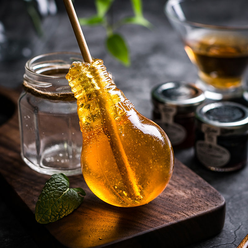 抖音爆网红发光大灯泡糖1:1舔不完够大棒棒糖男女闺蜜生日零食 发2:1