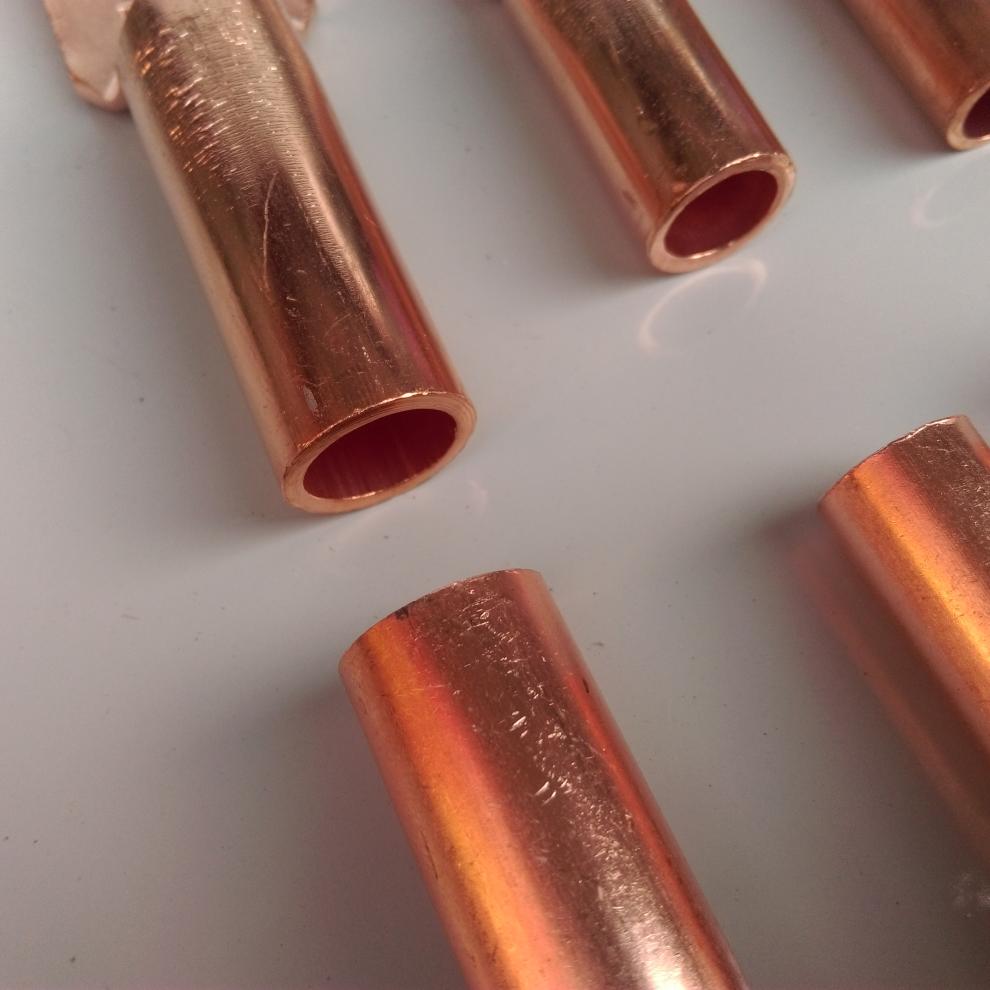 国标电线线耳线鼻子直通10/16/25/35/50/70/95/120平方线耳铜直通 线