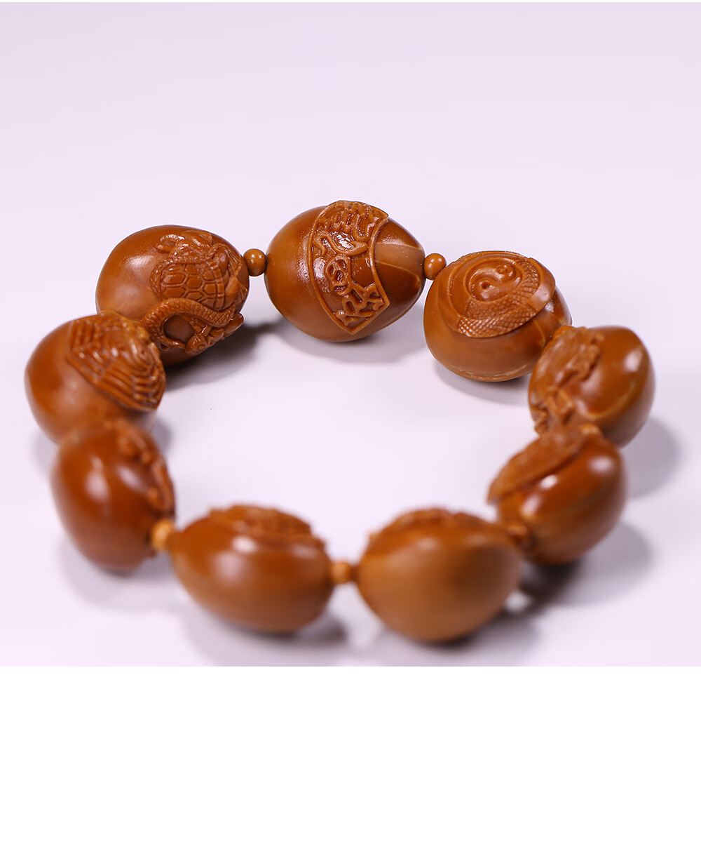 苏魅儿 苏工 四象八卦 橄榄核雕2.