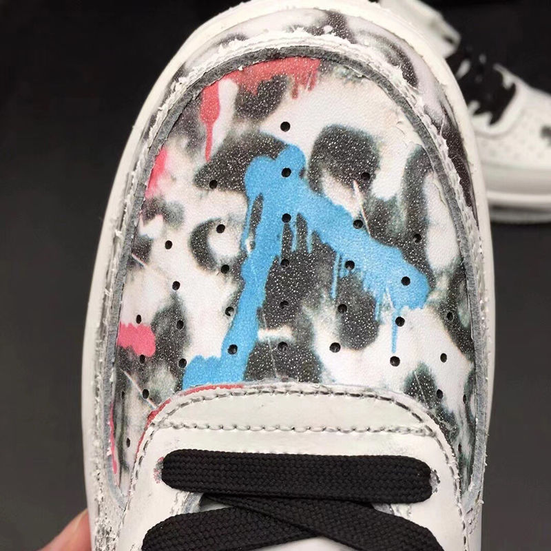 0gd涂鸦联名刮刮乐小雏菊男女休闲板鞋 高版可刮版本 蓝毒 赠送鞋带