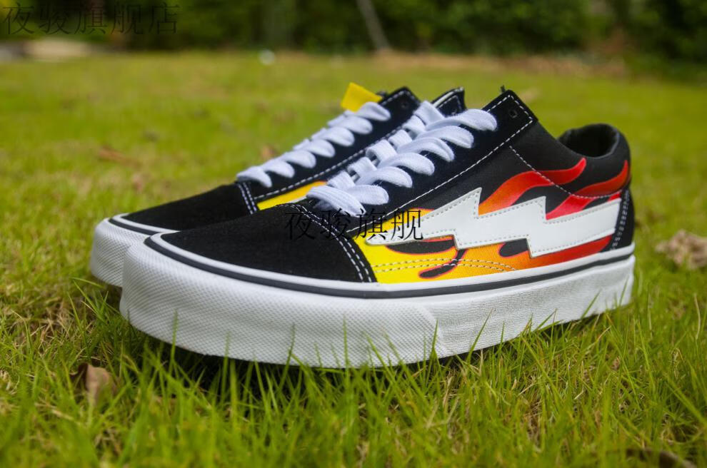 revenge x storm情侣鞋闪电鞋复仇风暴滑板鞋男帆布板鞋女夏潮鞋 款