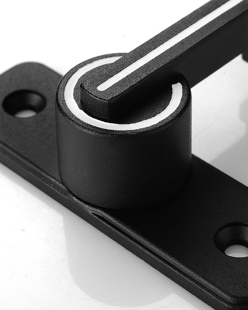 免打孔门扣门栓90度推拉门锁插销门卡扣移门锁扣搭扣厕所卫生间锁 青