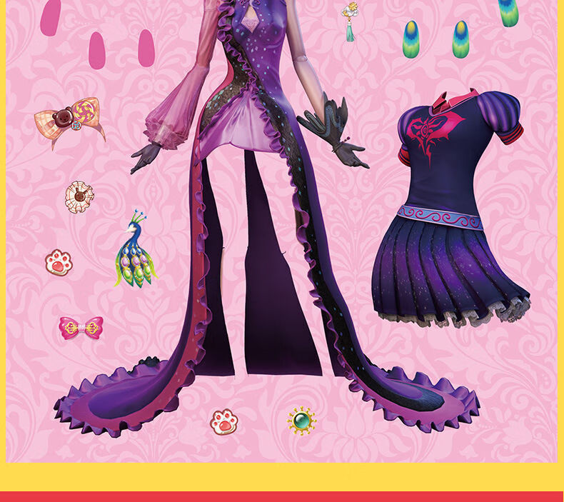 叶罗丽精灵梦亮闪闪公主换装粘贴纸书幼儿童少女心贴画书绘本生日礼物