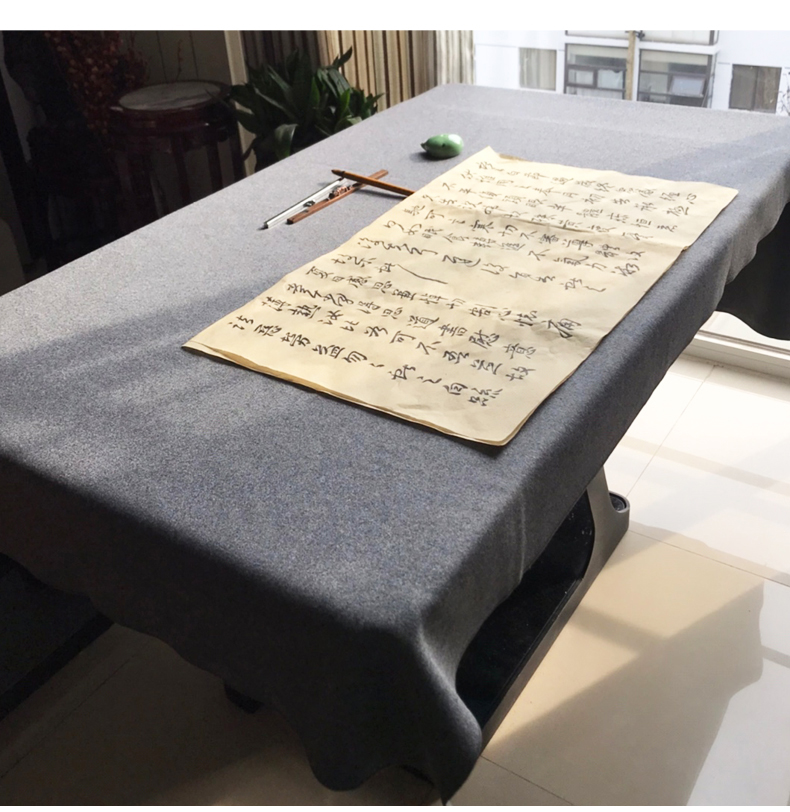 2022新款专业书画羊毛毡赵北精品书法毛毡垫定做毡垫绿简堂文房四宝不