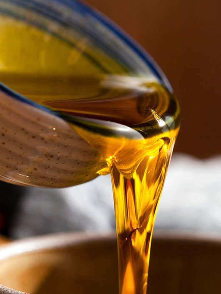 橙伯乐山西吕梁兴县特产麻油黄芥胡麻油压榨黄油月子油五斤装 桶装5斤