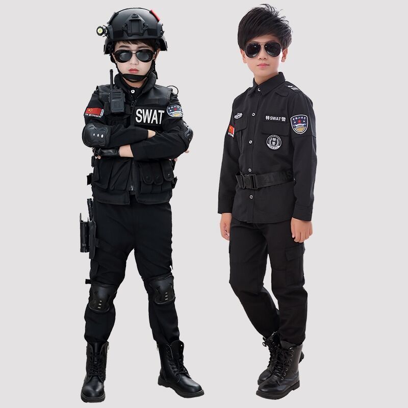 迪士尼disney旗舰特种警察儿童警察衣服小孩子穿的警察