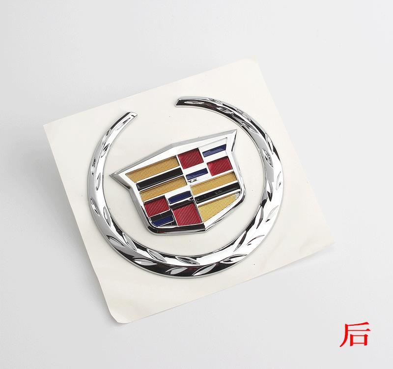 适用于凯迪拉克前后车标srxatsxts车标麦穗后标凯迪拉克中网标盾牌
