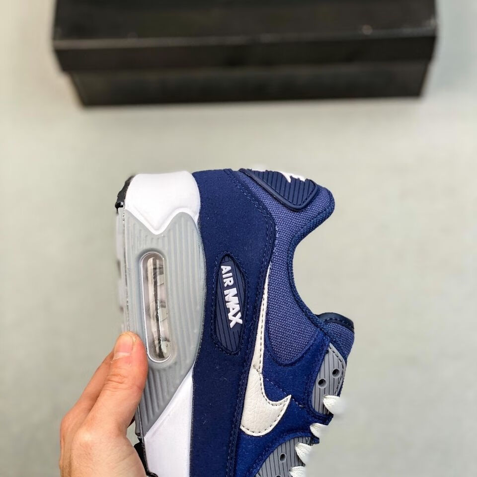 air max 90 prm obsidian 海军蓝 气垫跑步鞋 情侣同款百搭休闲鞋