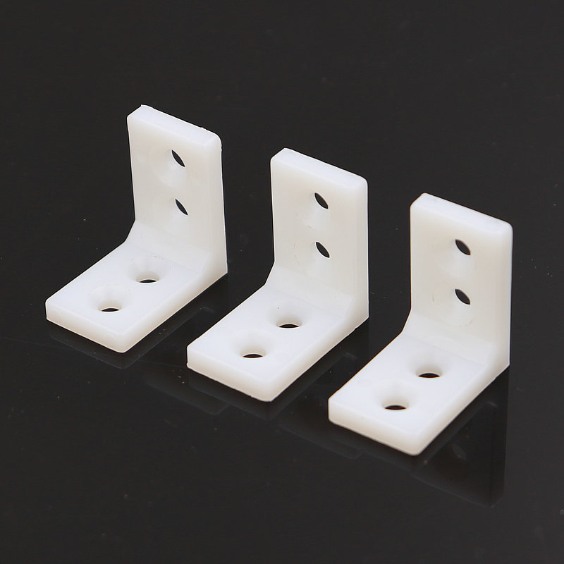 定制abs加厚塑料角码l型角码橱柜连接件90度尼龙塑料角码小配件小号