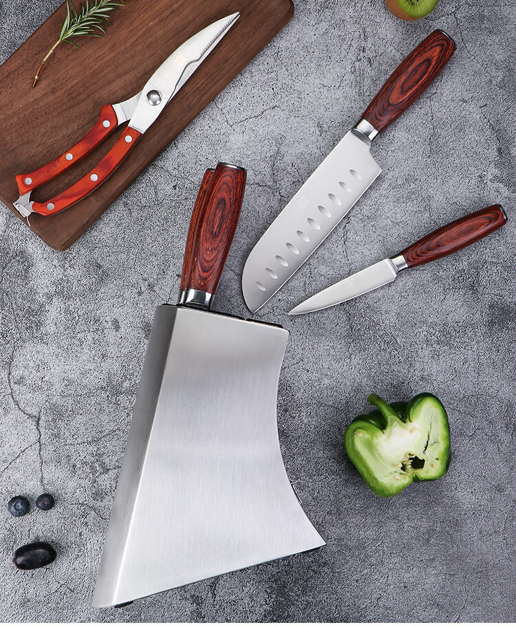 双立人(zwilling)德国双立人刀具套装全钢七件套不锈钢菜刀骨刀家用