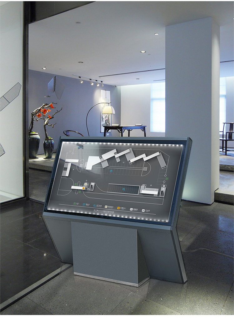 心影楼层索引牌商场导视台大堂总平图斜面导视牌小区平面图落地指引牌