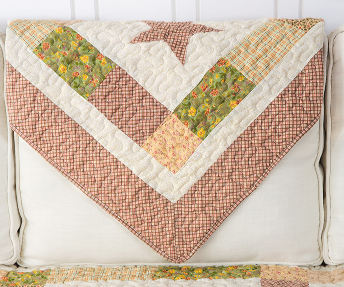 全棉拼布沙发垫纯棉四季简约现代水洗全棉防滑沙发套罩巾 星星与树