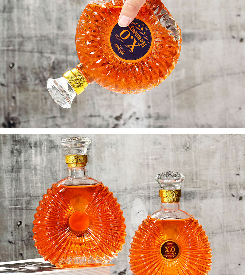 路易i十三洋酒空瓶 洋酒瓶空瓶装饰酒瓶欧式玻璃瓶酒柜摆件醒酒器路易