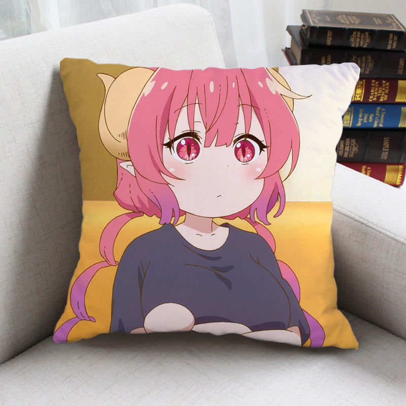 小林家的龙女仆同款康娜酱周边抱枕头来图定制可爱玩偶二次元礼物 11