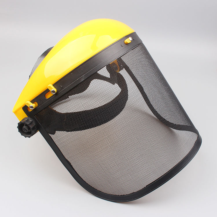 割草机打草机油锯伐木锯通用安全帽防护面罩头盔保护帽全盖帽子