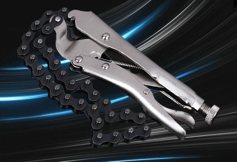 10寸链条大力钳 省力大力钳夹钳大力钳调节式大力钳带链子大力钳 5寸