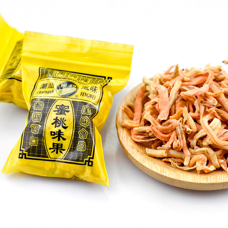 潮汕珍利万兴隆无花果丝老式无花果15g8090回忆零食袋装无花果蜜桃味