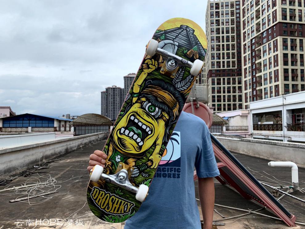 nomad droshky滑板 初学者青少年成人滑板 全滑板 红色 nomad黑【图片