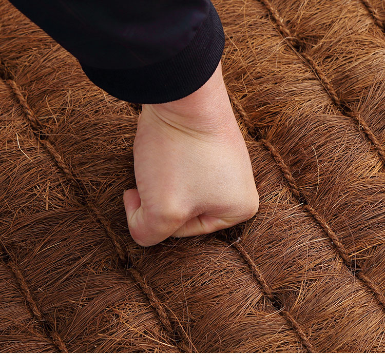 室内床上防潮垫天然无胶o甲醛防潮山棕床垫硬折叠纯手工棕垫全棕榈垫